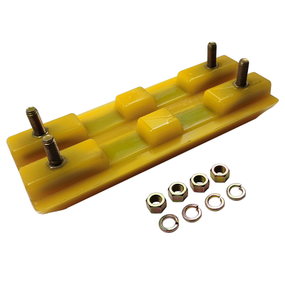2411112 Polyurethaanrubber blok / Track schoenen freesmachine reserveonderdelen 3 ribben Voor de wegbouw W205/W2000