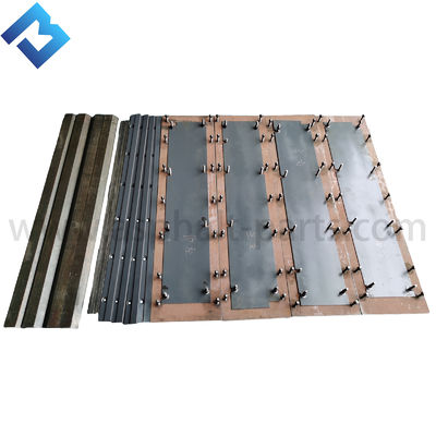 Asphalt Paver Parts AB500-3TV 2310096 Screed Plaat Kit Material NM400 H450400