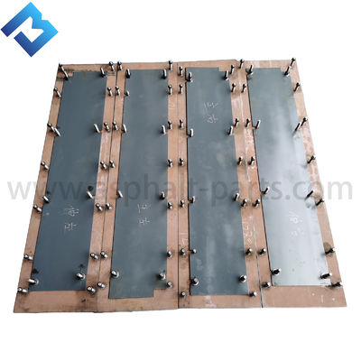 Asphalt Paver Parts AB500-3TV 2310096 Screed Plaat Kit Material NM400 H450400