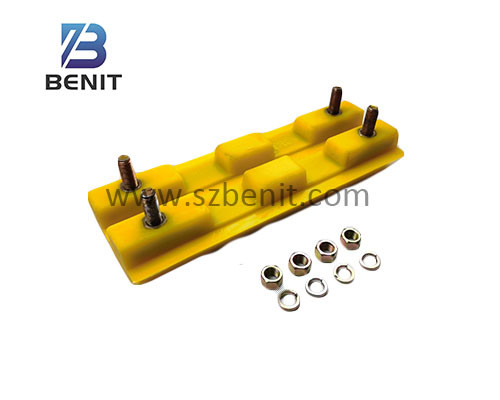 2102699 Polyurethaanrubberblok met drie ribben voor freesmachine W2200