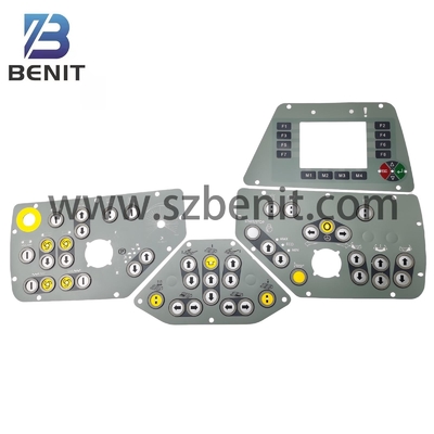 warm product asfalt asfaltbakkers onderdelen hoofdconsole knop paneel film sticker oude generatie met stickers