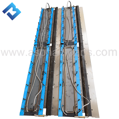 Hoge kwaliteit AB500-2TV Basic Screed Plate voor Asfalt Paver Stove 2051692 Screed Plate Kit Materiaal NM400 Hardox400