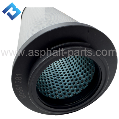 RM80681281/1298528 Hydraulisch oliefilter element Asfalt asfalter Hydraulisch systeem voor P7820 Hoogwaardige wegbouw
