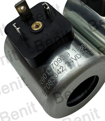 Solenoïde-klepopwikkeling voor freesmachines en asfaltpalen