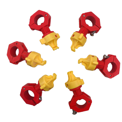 05556014 Gele Rode Plastic Basis 20+6 van de Nevelpijp Wegenbouwgebruik