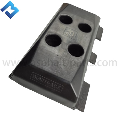 2372467 300mm Stootkussens  Asphalt Paver Parts van het Betonmolen Rubberspoor