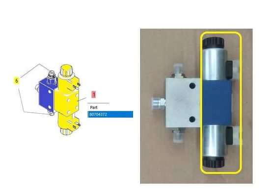 80704372 Schroefvervlakkingscilinder Solenoïde klep Rexroth R900561286 voor -serie High Quality wegbouw
