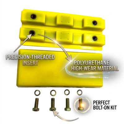 Polyurethaan rupsschoen 2411111 trackpad voor W200 W195 W155 W1900 wegfreesmachine