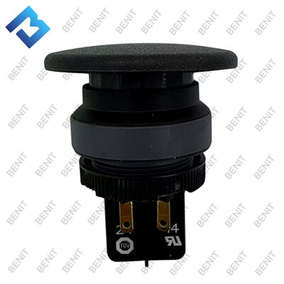2112465 Schakelaarknop in de vorm van een paddestoel-24V voor freesmachine W195/W200/W205