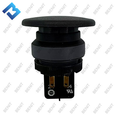 2112465 Schakelaarknop in de vorm van een paddestoel-24V voor freesmachine W195/W200/W205