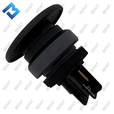 2112465 Schakelaarknop in de vorm van een paddestoel-24V voor freesmachine W195/W200/W205