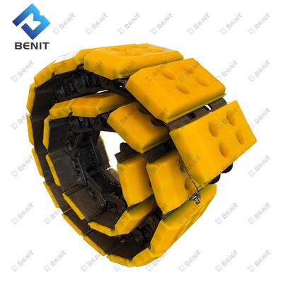 Benit High Quality Track Chain met Track Pad Track Shoes 108756 131303 120610 121235 193008 196321 voor freesmachine W1500 W1900 W2100 W2200 W2000