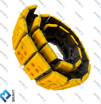 Benit High Quality Track Chain met Track Pad Track Shoes 108756 131303 120610 121235 193008 196321 voor freesmachine W1500 W1900 W2100 W2200 W2000