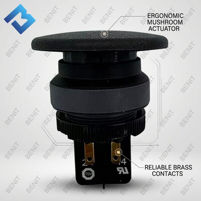 2112465 Switch 24V Mushroom  Button For W195 W200 Milling Machine