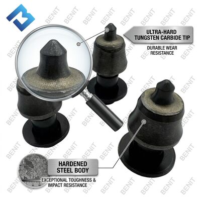 BNT6/22 2493524 Waterstabiele duurzame freesbit voor wegfreesmachines Koude schaafmachines